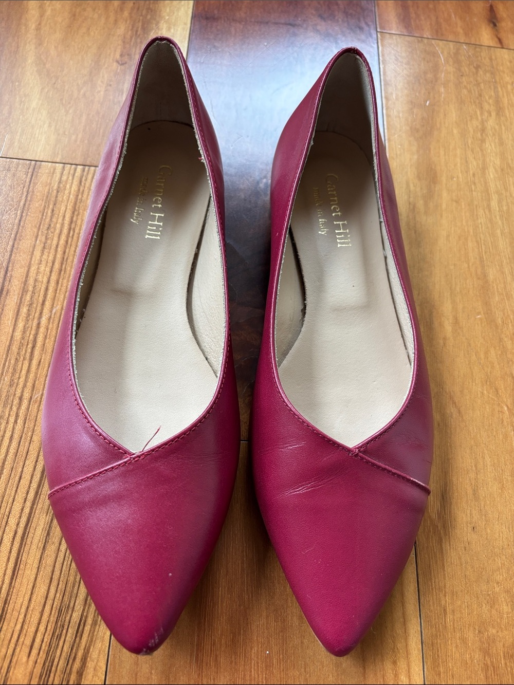 Italian leather flats